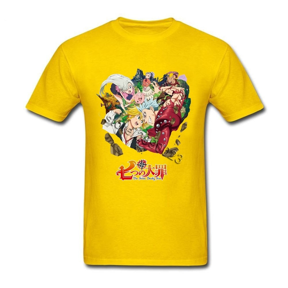 The Seven Deadly Sins Casual Printed T-Shirt The Seven Deadly Sins Casual Printed T-Shirt