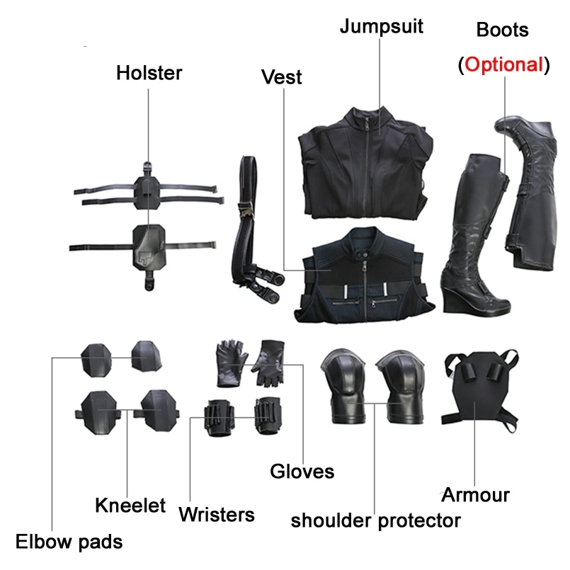 Avengers Infinity War black widow costume Carnival Halloween superhero black widow jumpsuit cosplay Natasha Romanoff costume Avengers Infinity War black widow costume Carnival Halloween superhero black widow jumpsuit cosplay Natasha Romanoff costume