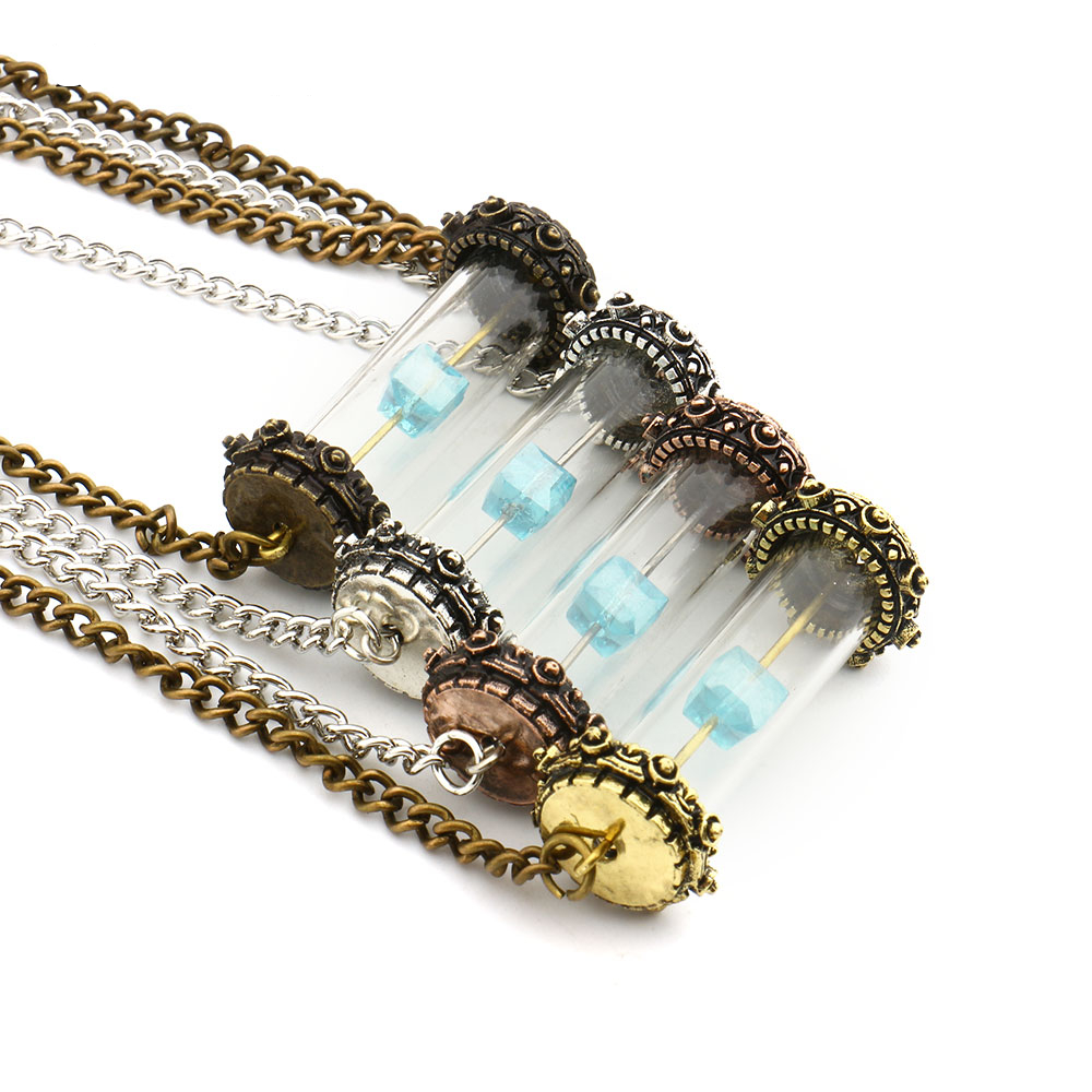 Avengers:Infinity War Tube Necklace,Infinity Blue Stone Pendant Loki Unlimited Power Avengers Jewelry for Women/Men Cosplay Avengers:Infinity War Tube Necklace,Infinity Blue Stone Pendant Loki Unlimited Power Avengers Jewelry for Women/Men Cosplay