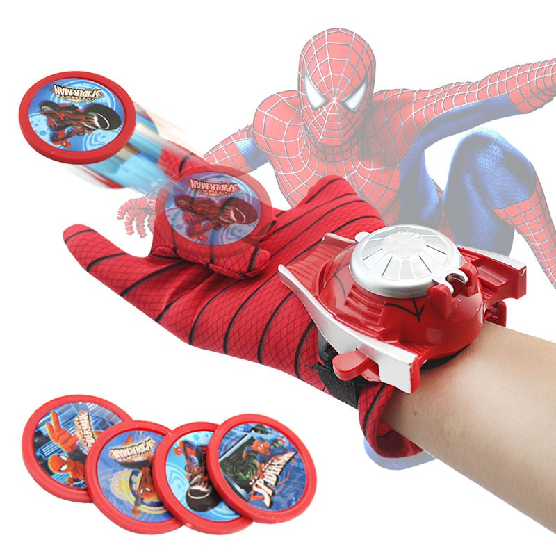 Hot Marvel Avengers Super Heroes Glove Laucher Props Spiderman Batman Hulk Iron man Cosplay Cool Gift Glove Launcher For Kid Hot Marvel Avengers Super Heroes Glove Laucher Props Spiderman Batman Hulk Iron man Cosplay Cool Gift Glove Launcher For Kid