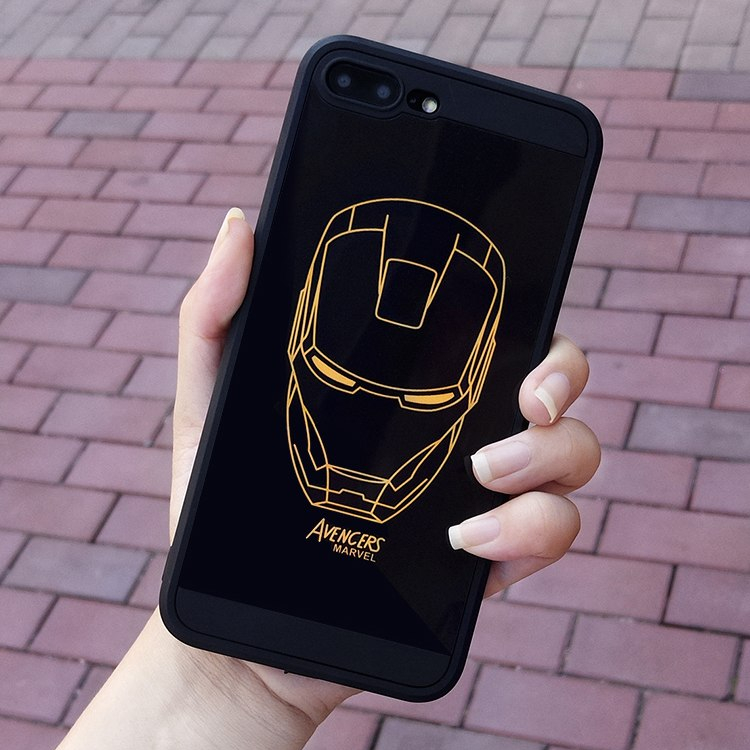 Marvel case for iphone X XS MAX XR 10 8 7 6 6S plus Simple Strokes Iron Man Batman Soft silicone phone cover durable coque capa Marvel case for iphone X XS MAX XR 10 8 7 6 6S plus Simple Strokes Iron Man Batman Soft silicone phone cover durable coque capa