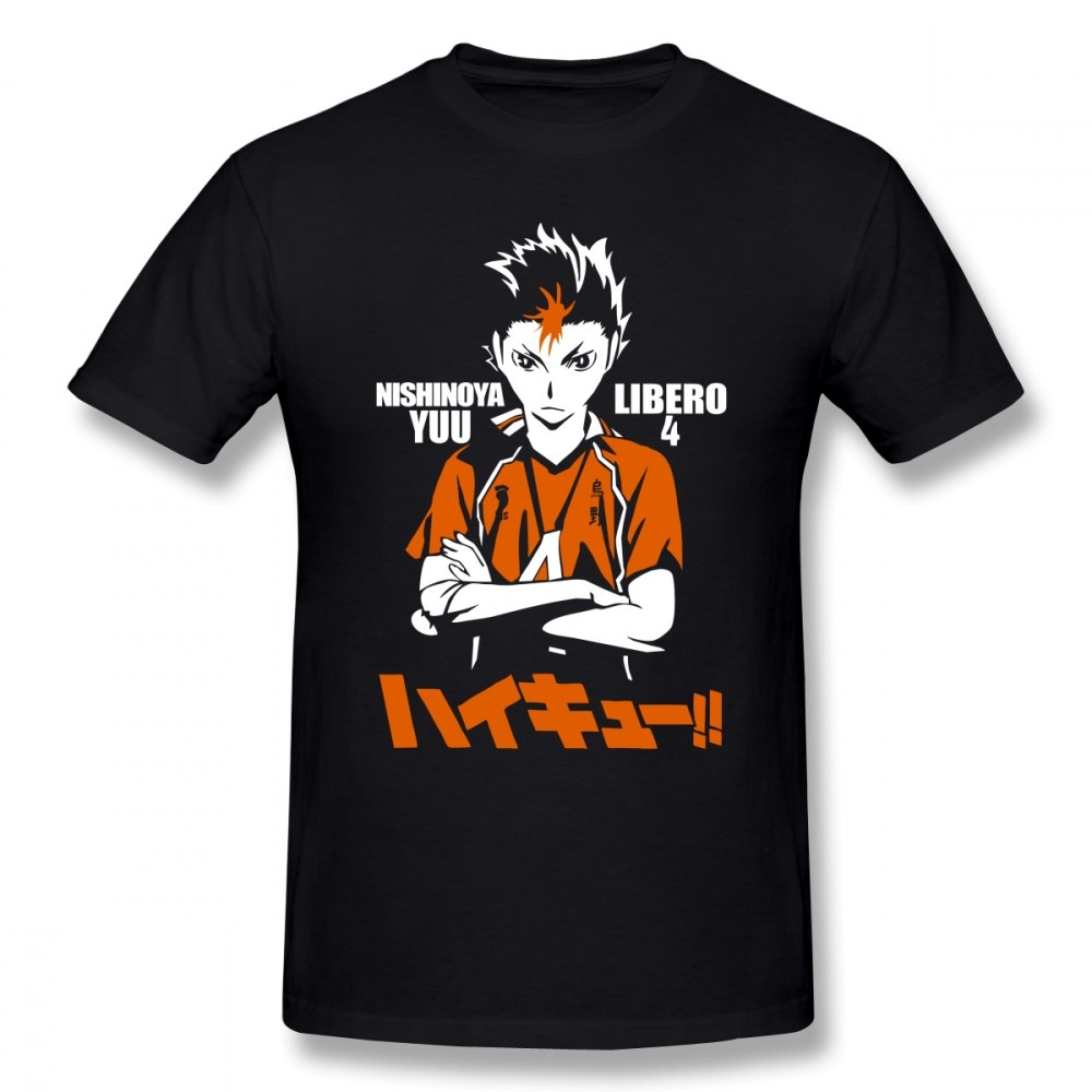Nishinoya Yuu Haikyuu T Shirt Short Sleeve T-shirts For Men Popular Vintage Oversize Cotton Shirts For Boys Nishinoya Yuu Haikyuu T Shirt Short Sleeve T-shirts For Men Popular Vintage Oversize Cotton Shirts For Boys