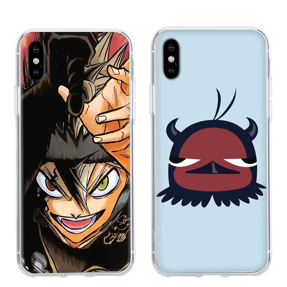 Black Clover Soft Case For iPhone (8 Types) Black Clover Soft Case For iPhone (8 Types)