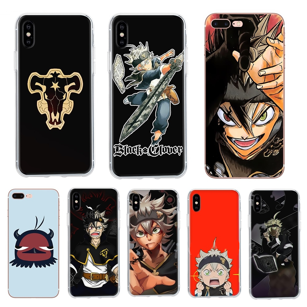Black Clover Soft Case For iPhone (8 Types) Black Clover Soft Case For iPhone (8 Types)