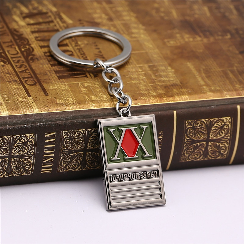 New 2018 Game Jewelry HUNTER x HUNTER Keychain GON FREECSS License Pendant Key Ring Holder For Women Men Jewelry Christmas Gifts New 2018 Game Jewelry HUNTER x HUNTER Keychain GON FREECSS License Pendant Key Ring Holder For Women Men Jewelry Christmas Gifts