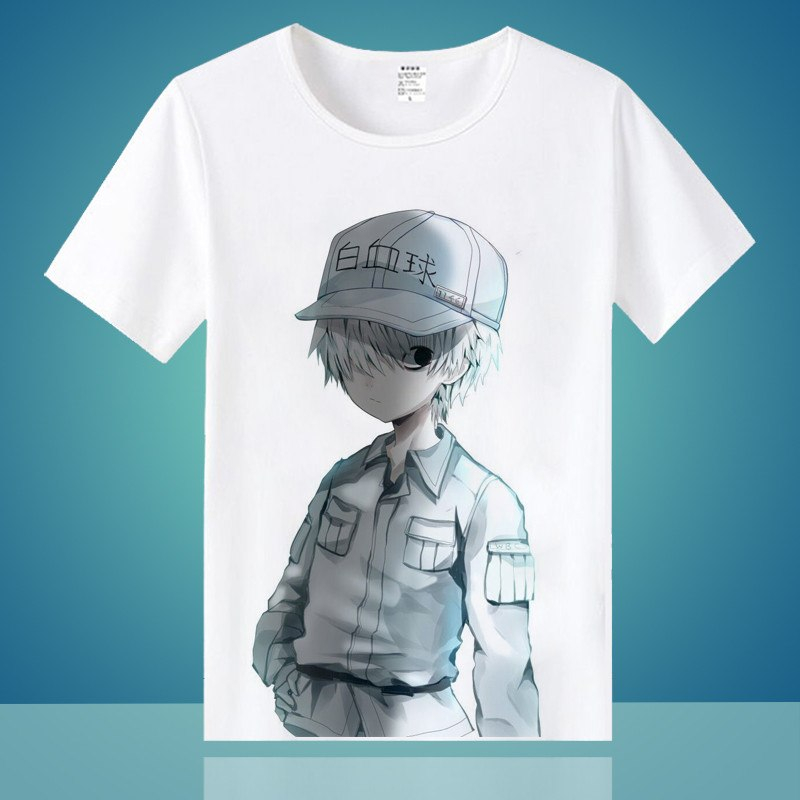 Amine Cells At Work Cosplay T shirt Blood Platelet Red Blood Cell Killer T Cell White Blood Cell Funny Cartoon Shirt Tees Unisex (Copy) Amine Cells At Work Cosplay T shirt Blood Platelet Red Blood Cell Killer T Cell White Blood Cell Funny Cartoon Shirt Tees Unisex (Copy)