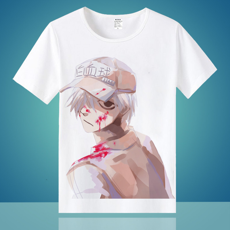 Amine Cells At Work Cosplay T shirt Blood Platelet Red Blood Cell Killer T Cell White Blood Cell Funny Cartoon Shirt Tees Unisex (Copy) Amine Cells At Work Cosplay T shirt Blood Platelet Red Blood Cell Killer T Cell White Blood Cell Funny Cartoon Shirt Tees Unisex (Copy)