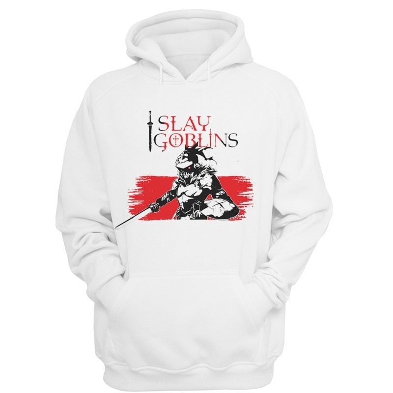 Goblin Slayer Slay Goblins Print Hoodie Goblin Slayer Slay Goblins Print Hoodie