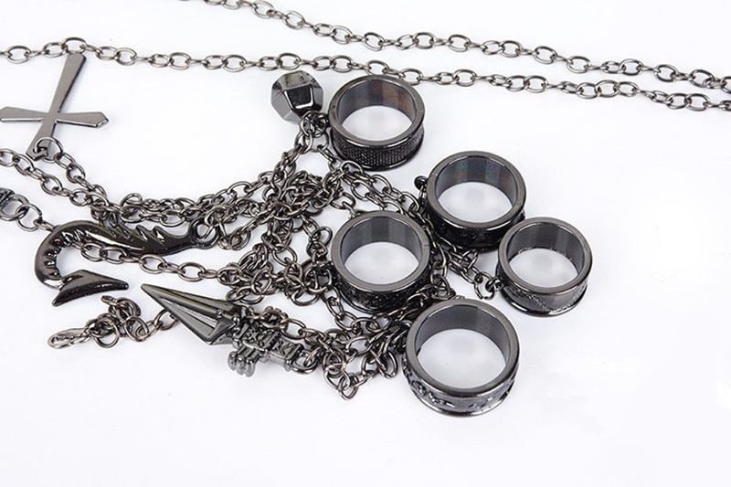 High QUALITY Cartoon Hunter x Hunter Kurapika five darts A finger ring Chain Weapon Accessories Cosplay Ring Hand chian High QUALITY Cartoon Hunter x Hunter Kurapika five darts A finger ring Chain Weapon Accessories Cosplay Ring Hand chian