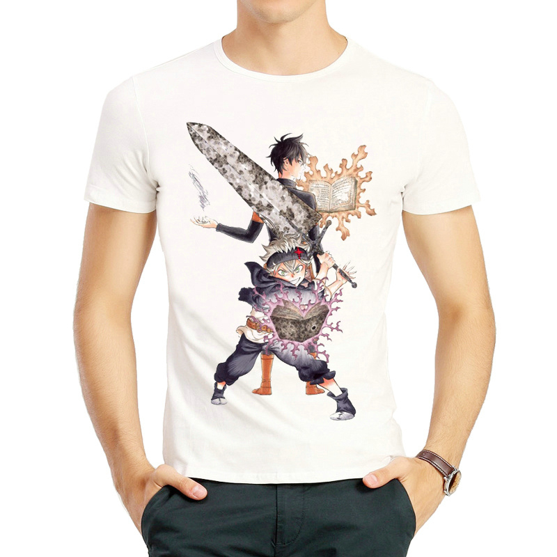 Black Clover Basic Printed T-Shirt Black Clover Basic Printed T-Shirt