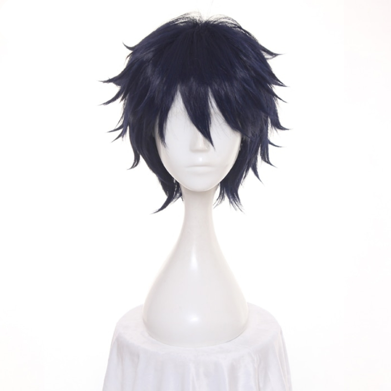 ccutoo 30cm Ao no Blue Exorcist Okumura Rin FAIRY TAIL Blue Short Fluffy Layered Synthetic Hair Cosplay Wig Full Hair ccutoo 30cm Ao no Blue Exorcist Okumura Rin FAIRY TAIL Blue Short Fluffy Layered Synthetic Hair Cosplay Wig Full Hair