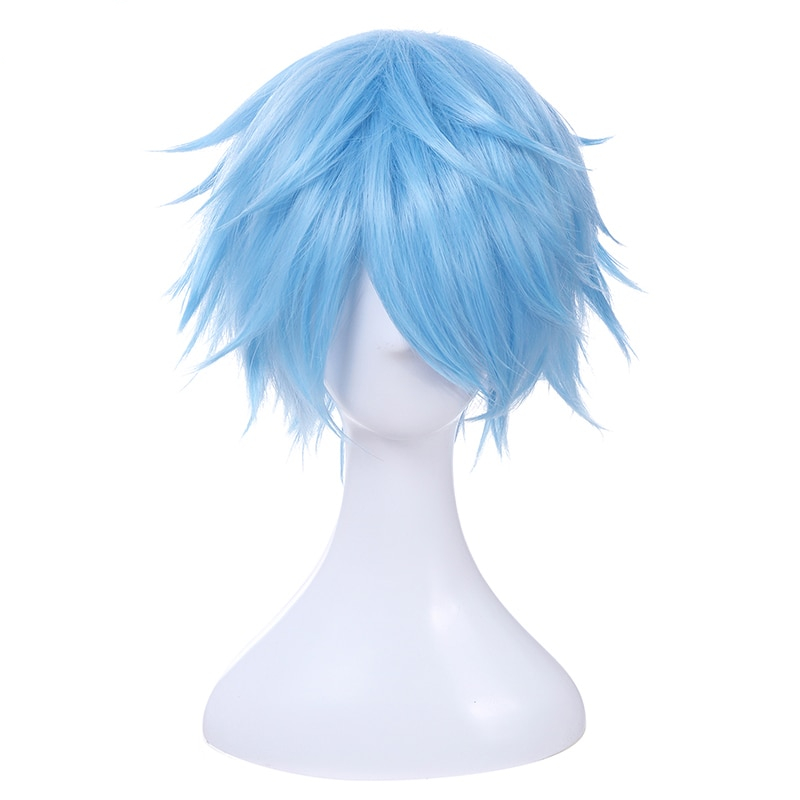 L-email wig Kuroko no Basket Tetsuya Kuroko Cosplay Wig 30cm Short Light Blue Men Synthetic Hair Perucas Cosplay Wig L-email wig Kuroko no Basket Tetsuya Kuroko Cosplay Wig 30cm Short Light Blue Men Synthetic Hair Perucas Cosplay Wig