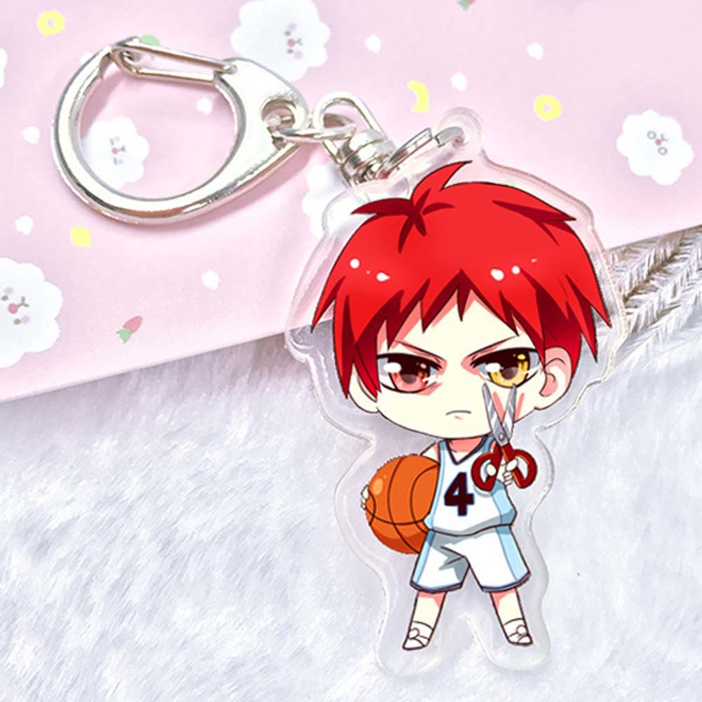Kuroko no Basket acrylic Keychain Pendant Car Key Accessories Cute Japanese Cartoon Kuroko’s Basketball Kuroko no Basket acrylic Keychain Pendant Car Key Accessories Cute Japanese Cartoon Kuroko's Basketball