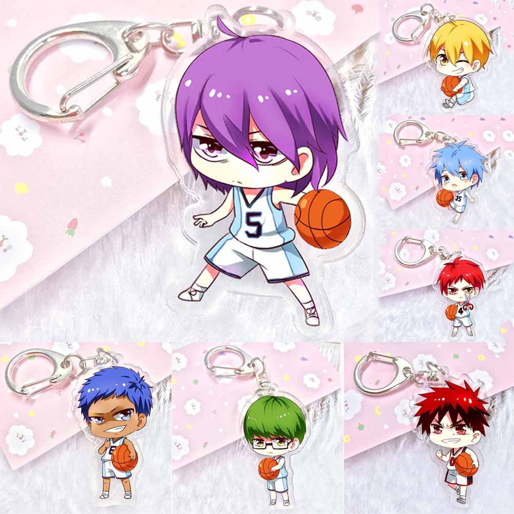 Kuroko no Basket acrylic Keychain Pendant Car Key Accessories Cute Japanese Cartoon Kuroko’s Basketball Kuroko no Basket acrylic Keychain Pendant Car Key Accessories Cute Japanese Cartoon Kuroko's Basketball