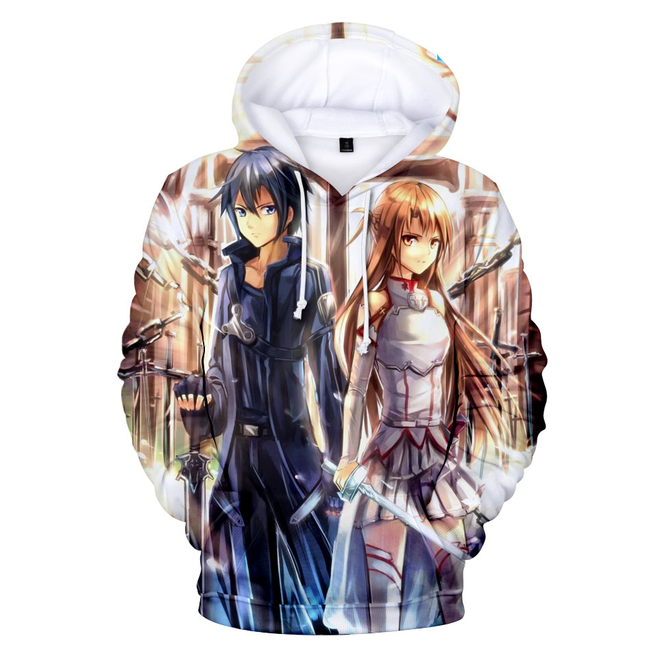 Sword Art Online 3D Print Hoodie Sword Art Online 3D Print Hoodie