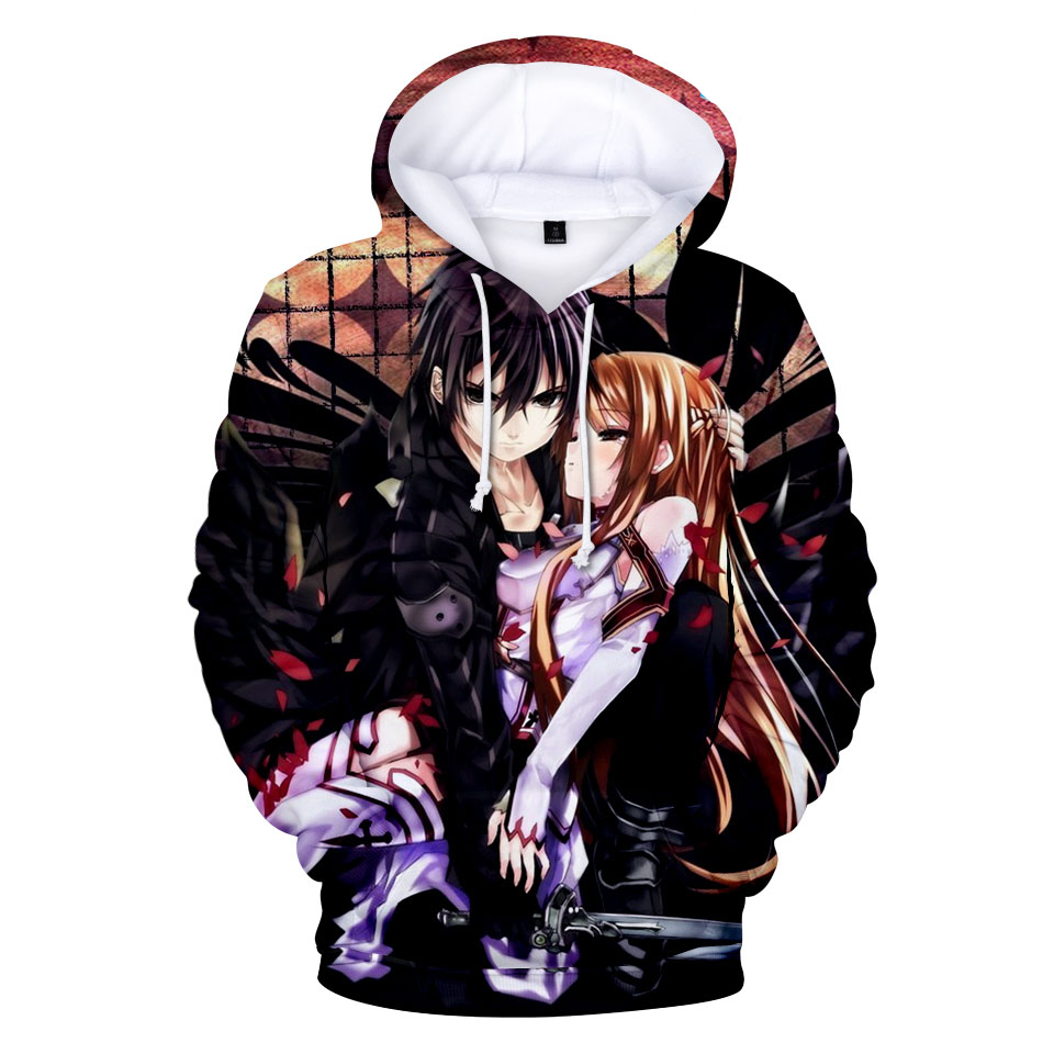 Sword Art Online 3D Print Hoodie Sword Art Online 3D Print Hoodie