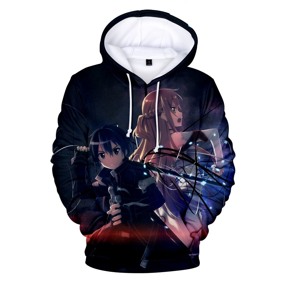 Sword Art Online 3D Print Hoodie Sword Art Online 3D Print Hoodie