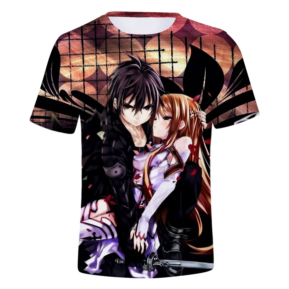 New Sword Art Online t shirt Men Sword Art Online 3D Anime T Shirt Men/Women Tops Summer Short Slevee Harajuku Tees XXS-4XL New Sword Art Online t shirt Men Sword Art Online 3D Anime T Shirt Men/Women Tops Summer Short Slevee Harajuku Tees XXS-4XL