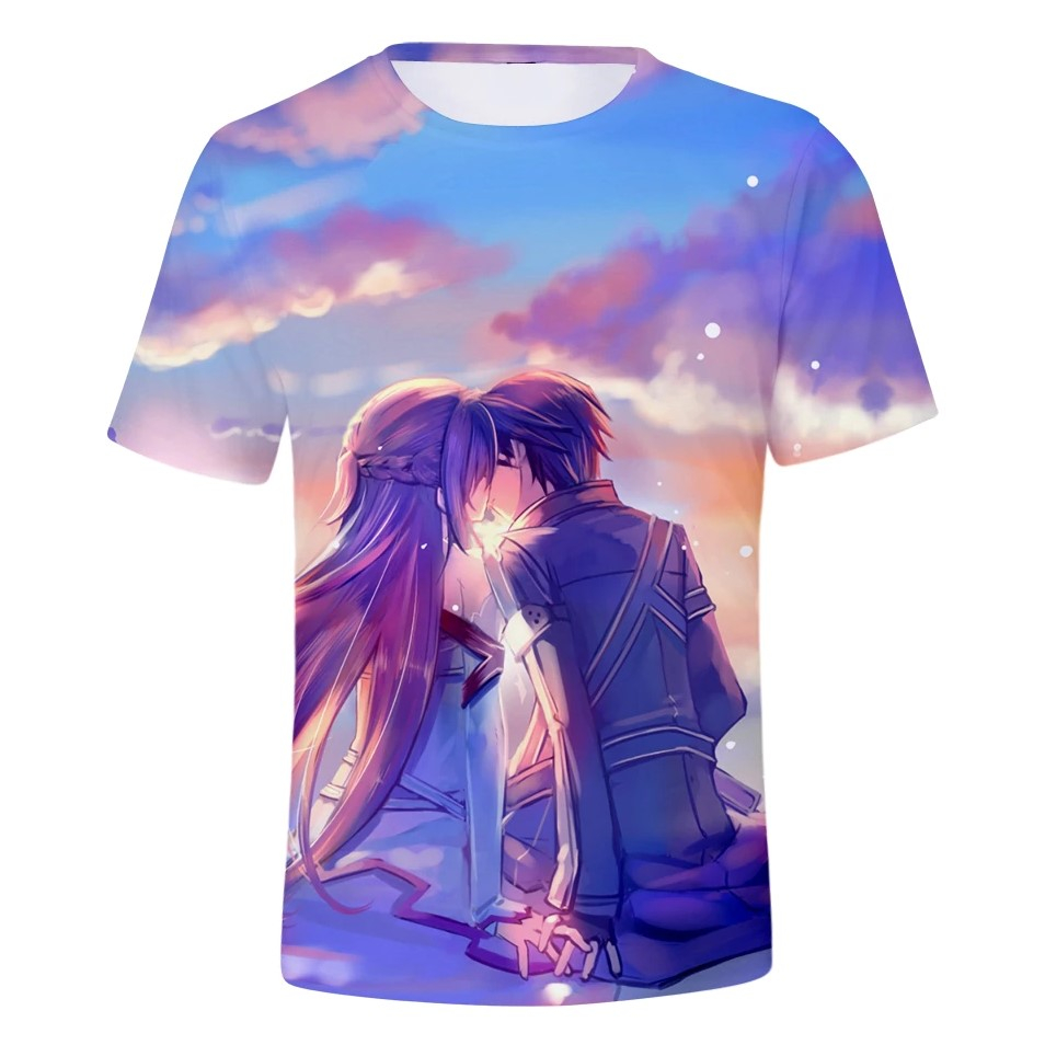 New Sword Art Online t shirt Men Sword Art Online 3D Anime T Shirt Men/Women Tops Summer Short Slevee Harajuku Tees XXS-4XL New Sword Art Online t shirt Men Sword Art Online 3D Anime T Shirt Men/Women Tops Summer Short Slevee Harajuku Tees XXS-4XL