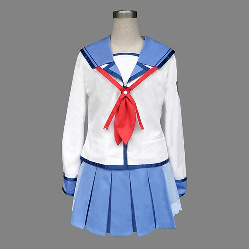Hot Sale! Angel Beats Nakamura Yuri School Uniform Fashion Dress Women Girl’s Cosplay Costumes Custom-made Free Shipping Hot Sale! Angel Beats Nakamura Yuri School Uniform Fashion Dress Women Girl's Cosplay Costumes Custom-made Free Shipping