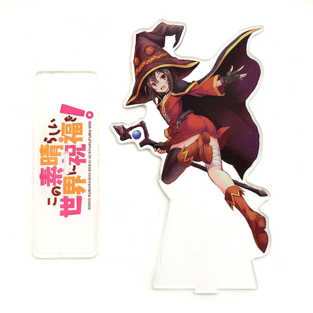 Love Thank You KonoSuba Subarashii Sekai Shukufuku Megumin acrylic stand figure model plate holder cake topper anime japanese Love Thank You KonoSuba Subarashii Sekai Shukufuku Megumin acrylic stand figure model plate holder cake topper anime japanese