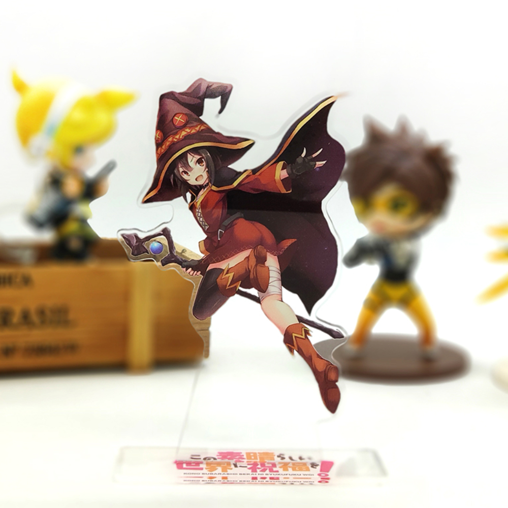 Love Thank You KonoSuba Subarashii Sekai Shukufuku Megumin acrylic stand figure model plate holder cake topper anime japanese Love Thank You KonoSuba Subarashii Sekai Shukufuku Megumin acrylic stand figure model plate holder cake topper anime japanese