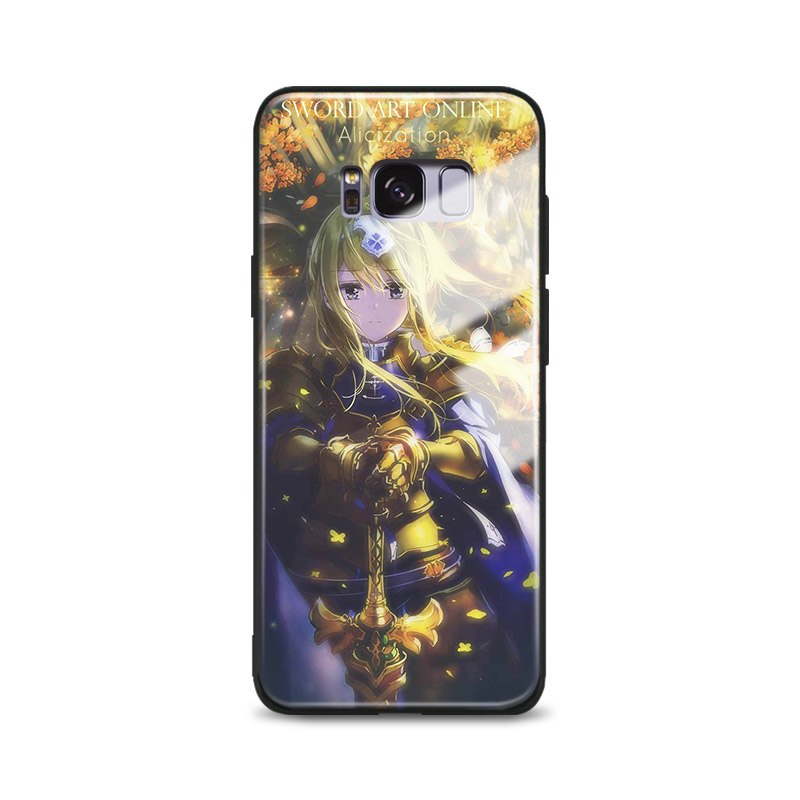Alice Zuberg Sword art online alicization Glass Soft Silicone Phone Case Shell For Samsung Galaxy S7 Edge S8 S9 S10 e Plus Note Alice Zuberg Sword art online alicization Glass Soft Silicone Phone Case Shell For Samsung Galaxy S7 Edge S8 S9 S10 e Plus Note