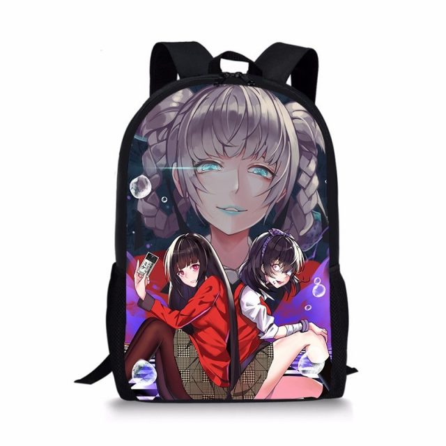 Kakegurui Kirari Momobami And Yumeko Jabami 3d Print Backpack 