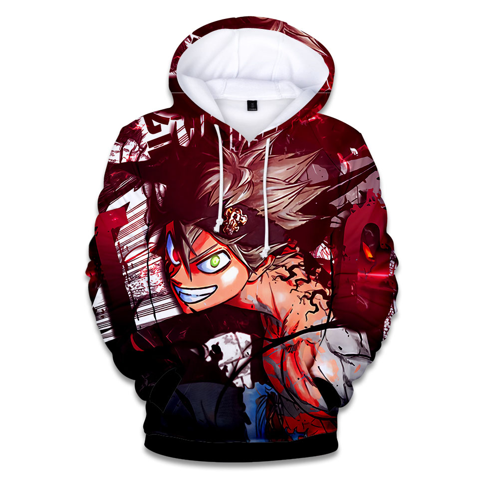 Black Clover 3D Printed Hoodie Black Clover 3D Printed Hoodie