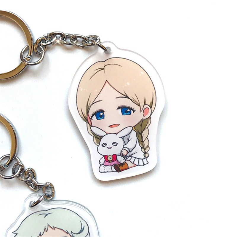 The Promised Neverland Acrylic Keychains (5 Types) The Promised Neverland Acrylic Keychains (5 Types)