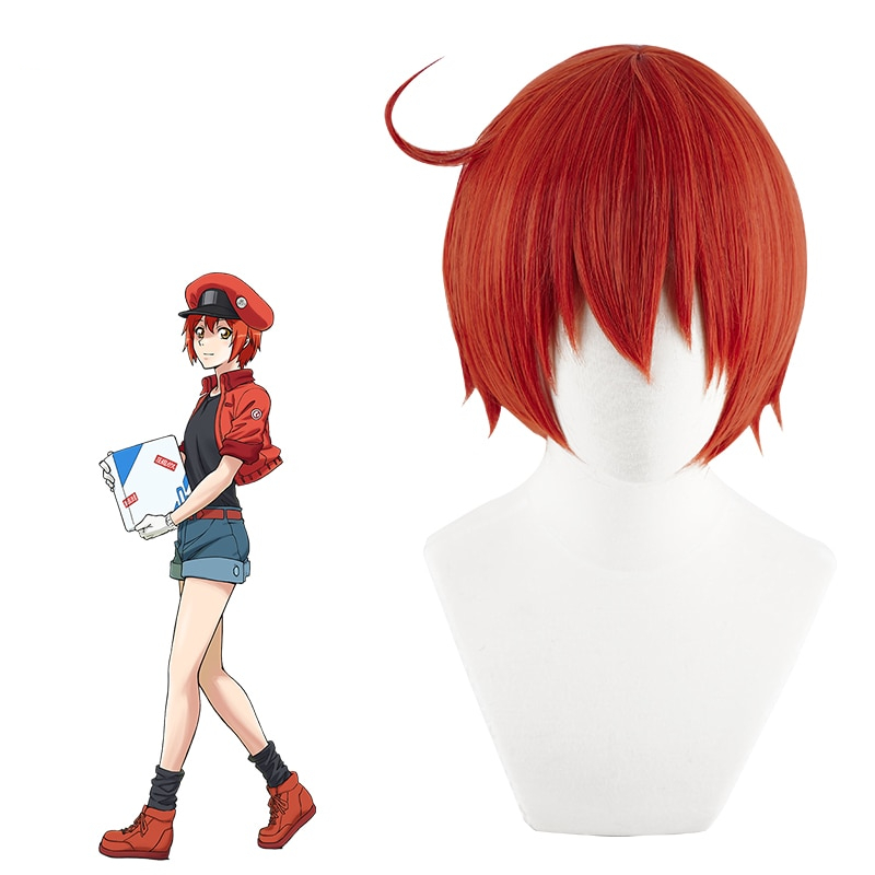 Cells At Work Red Blood Cell Cosplay Wig Cells At Work Red Blood Cell Cosplay Wig
