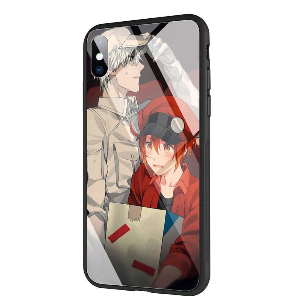 Cells At Work Tempered Glass Case For iPhone (10 Types) Cells At Work Tempered Glass Case For iPhone (10 Types)