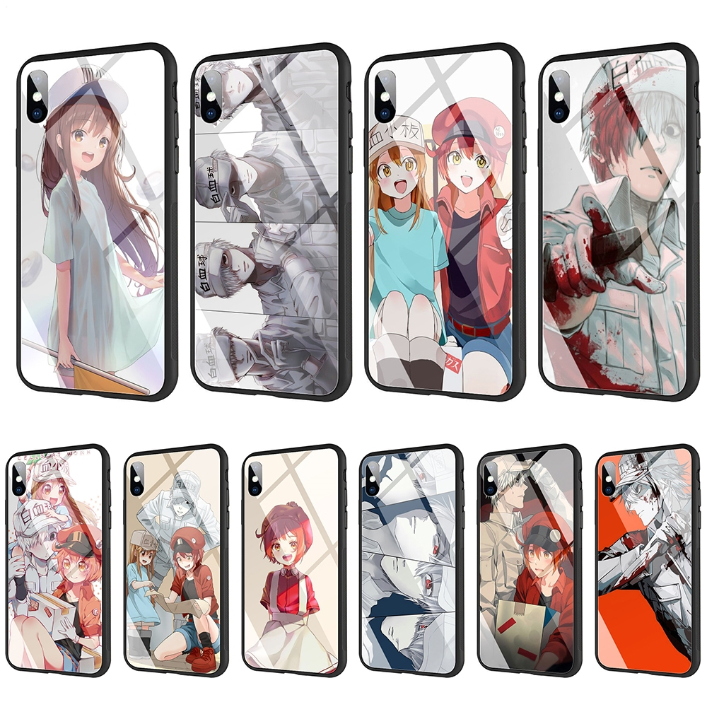 Cells At Work Tempered Glass Case For iPhone (10 Types) Cells At Work Tempered Glass Case For iPhone (10 Types)