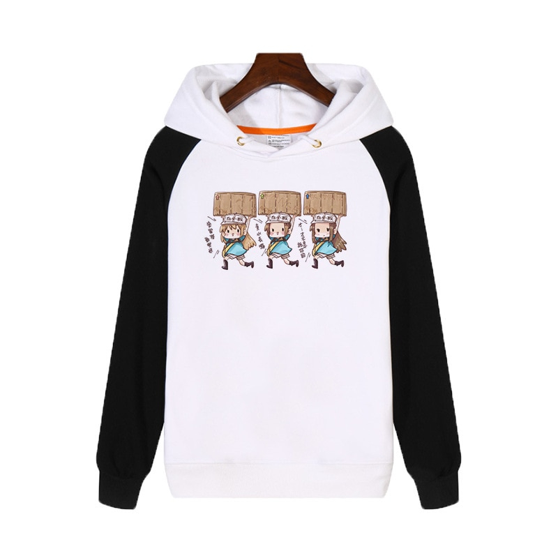 Cells at Work Print Fleece Hoodie Cells at Work Print Fleece Hoodie