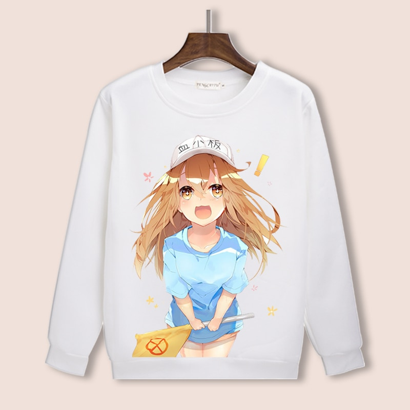 Cells At Work Platelet Print Sweatshirt Cells At Work Platelet Print Sweatshirt