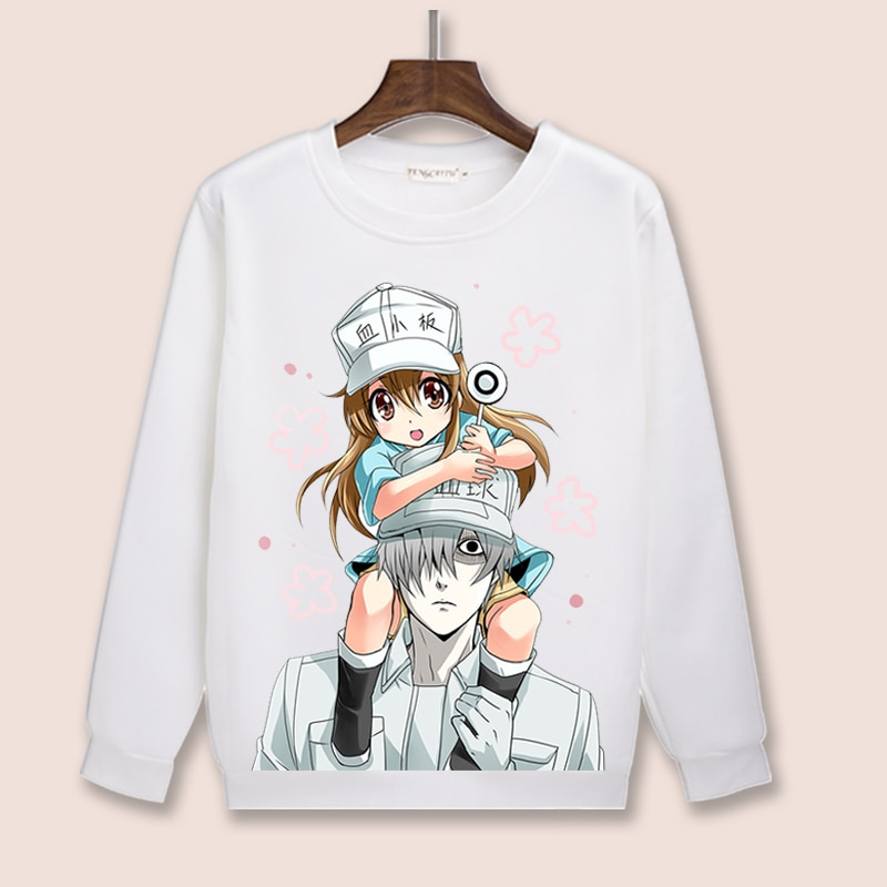 Cells At Work Platelet Print Sweatshirt Cells At Work Platelet Print Sweatshirt