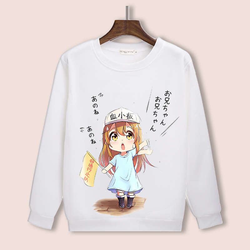 Cells At Work Platelet Print Sweatshirt Cells At Work Platelet Print Sweatshirt