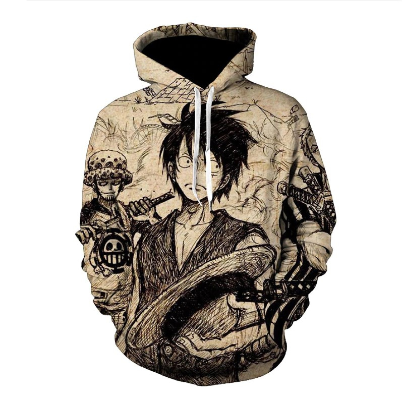 One Piece Hoodies 3D Print Hoodie (9 types available) One Piece Hoodies 3D Print Hoodie (9 types available)