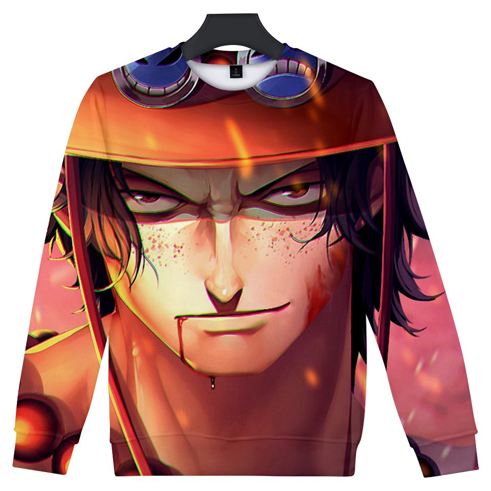One Piece 3D Print Sweatshirt One Piece 3D Print Sweatshirt