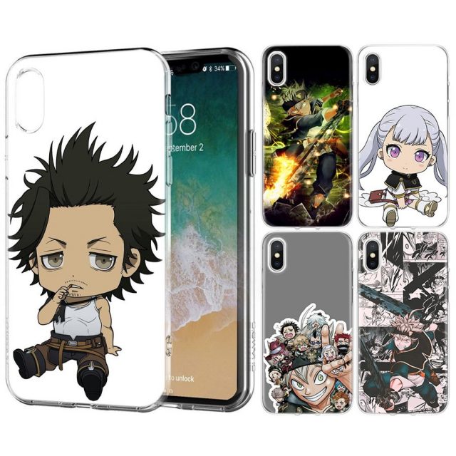 Black Clover Printed Case For Apple iPhone (10 Types)