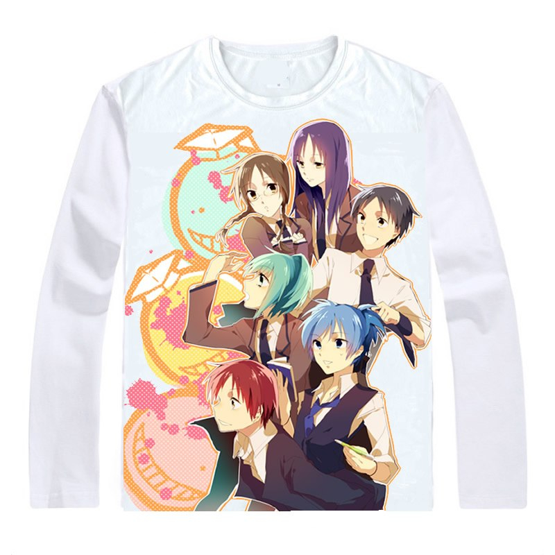 Assassination Classroom Ansatsu Kyoushitsu T-Shirt Long Sleeve Shirts Anime Akabane Karuma Akabane Karma Class 3-E Cosplay Shirt Assassination Classroom Ansatsu Kyoushitsu T-Shirt Long Sleeve Shirts Anime Akabane Karuma Akabane Karma Class 3-E Cosplay Shirt