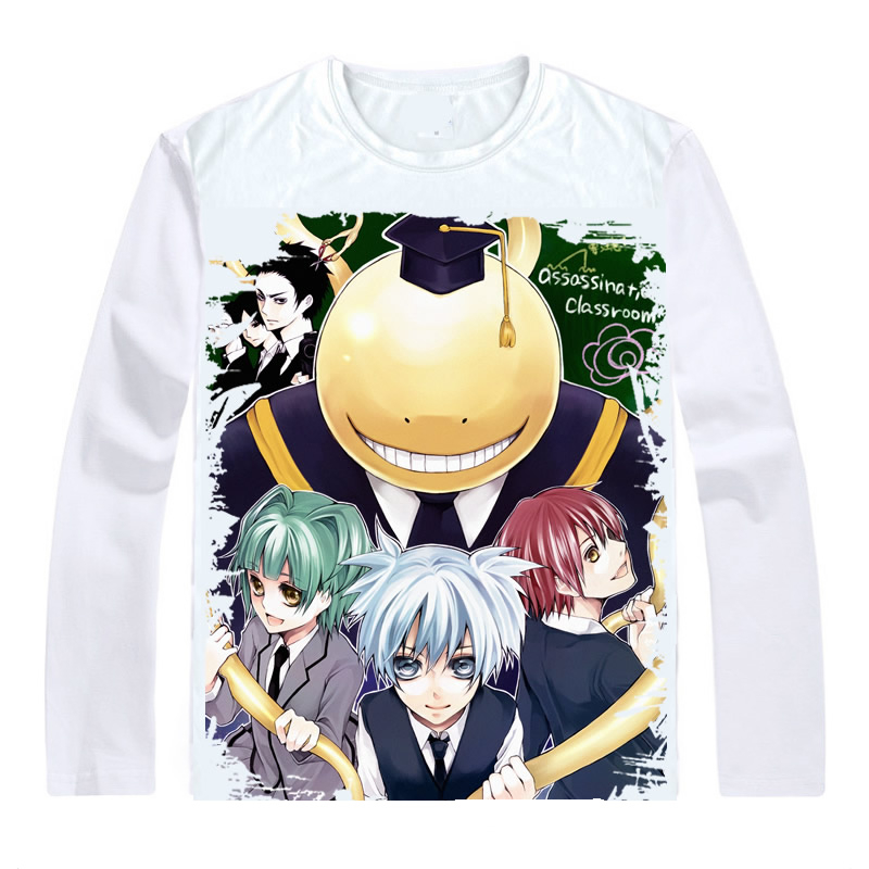 Assassination Classroom Ansatsu Kyoushitsu T-Shirt Long Sleeve Shirts Anime Akabane Karuma Akabane Karma Class 3-E Cosplay Shirt Assassination Classroom Ansatsu Kyoushitsu T-Shirt Long Sleeve Shirts Anime Akabane Karuma Akabane Karma Class 3-E Cosplay Shirt