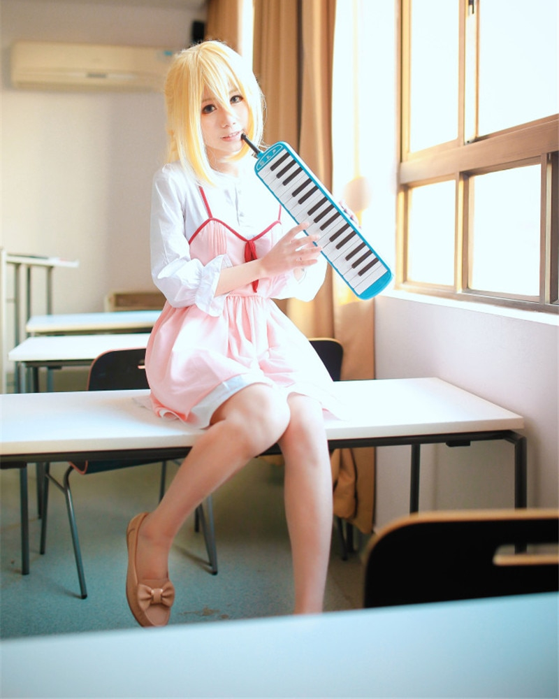 Your Lie in April Kaori Miyazono Cosplay Dress Your Lie in April Kaori Miyazono Cosplay Dress