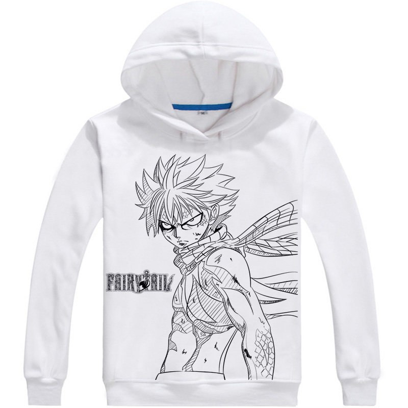 Fairy Tail Natsu Dragneel Dragon Slayer Print Hoodie Fairy Tail Natsu Dragneel Dragon Slayer Print Hoodie