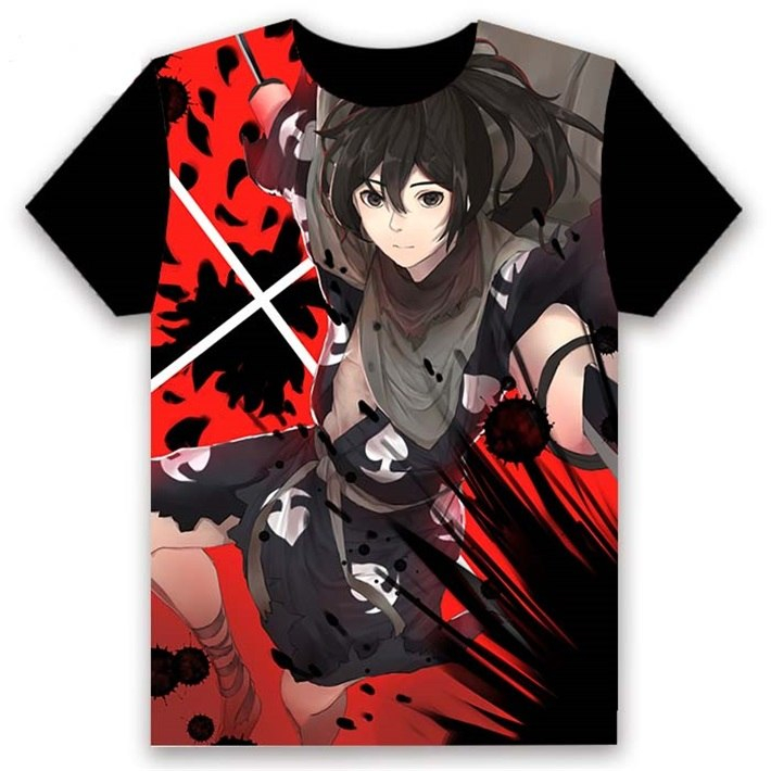 Dororo Print Cosplay T-Shirt Dororo Print Cosplay T-Shirt