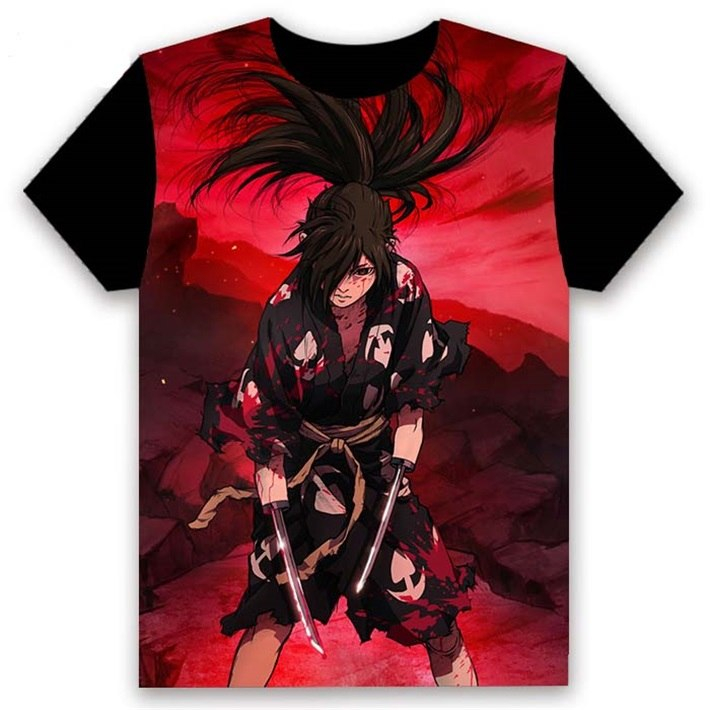 Dororo Print Cosplay T-Shirt Dororo Print Cosplay T-Shirt