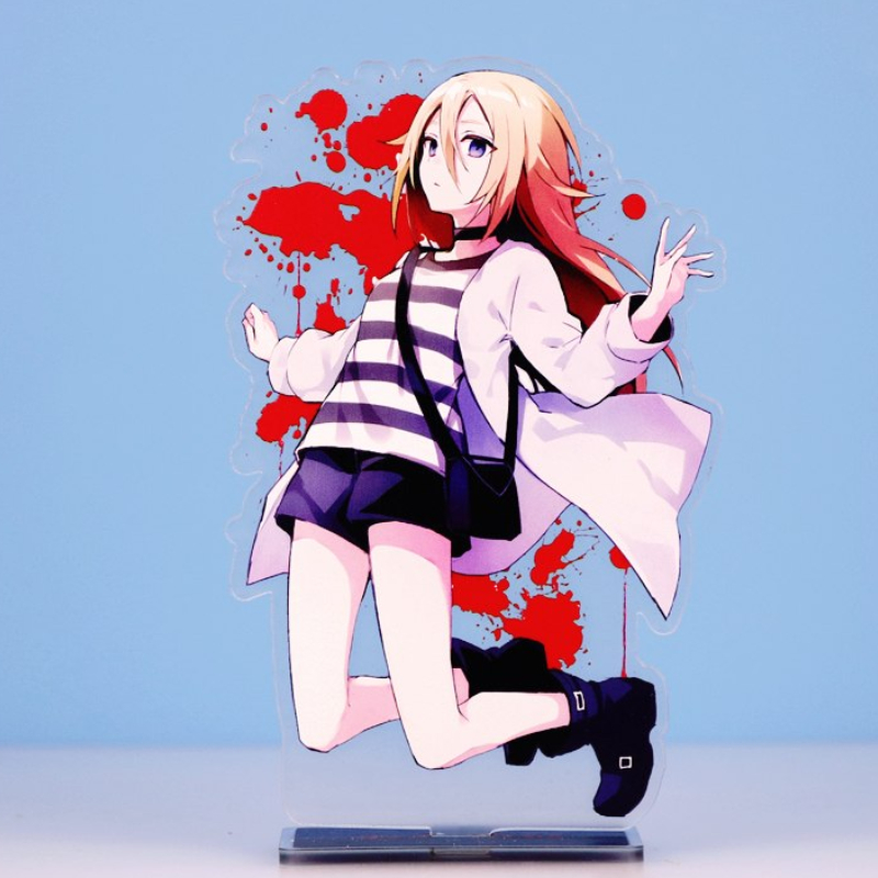 Angels of Death action figures anime game Rachel Isaac Catherine Abraham Lucy Edward acrylic toy cosplay desktop dolls 15-18cm Angels of Death action figures anime game Rachel Isaac Catherine Abraham Lucy Edward acrylic toy cosplay desktop dolls 15-18cm