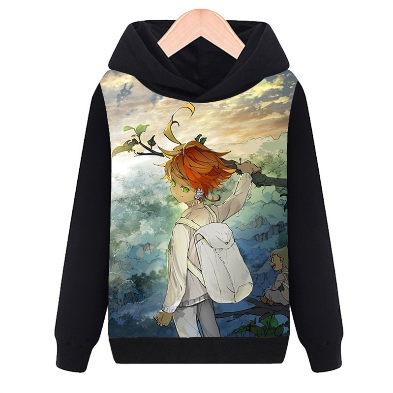 The Promised Neverland Emma Printed Hoodie The Promised Neverland Emma Printed Hoodie