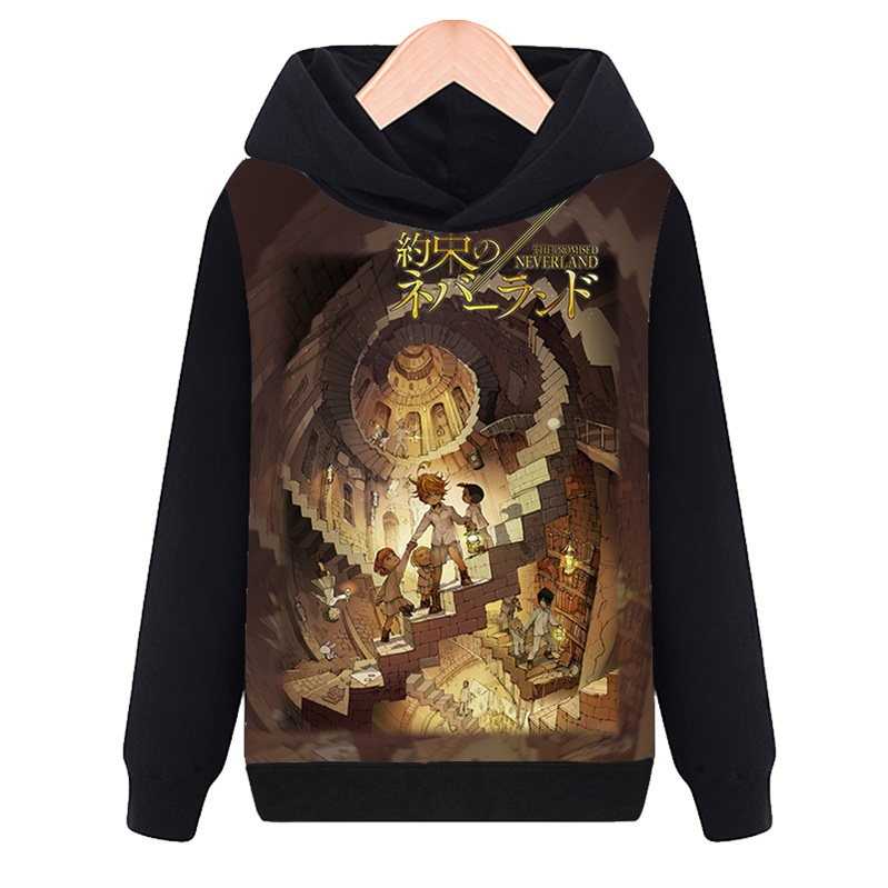 The Promised Neverland Print Cosplay Hoodie The Promised Neverland Print Cosplay Hoodie