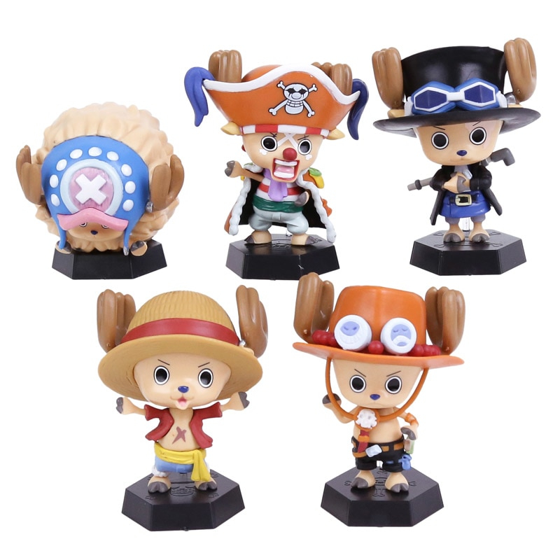 Anime One Piece Tony Tony Chopper Cosplay Luffy Law Edward Newgate Sabo Ace Buggy PVC Figures Collectible Model Toys 5pcs/set Anime One Piece Tony Tony Chopper Cosplay Luffy Law Edward Newgate Sabo Ace Buggy PVC Figures Collectible Model Toys 5pcs/set